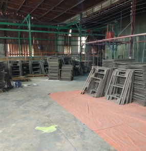 Gia Công Sơn Tĩnh Điện Khung Sắt Tại Bình Dương 